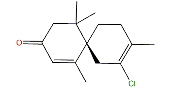 4-Chloro-3,7-chamigradien-9-one